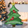 We Are Always With You - Personalized Wooden Ornament