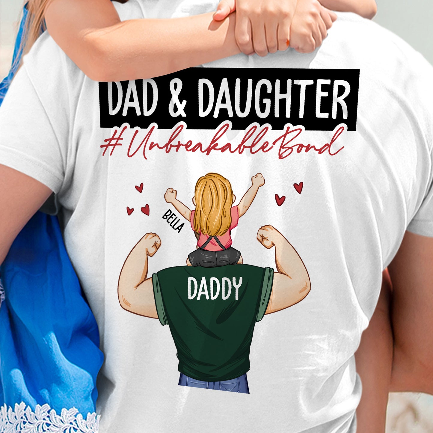 We Are An Unbreakable Bond - Personalized Back Printed Shirt