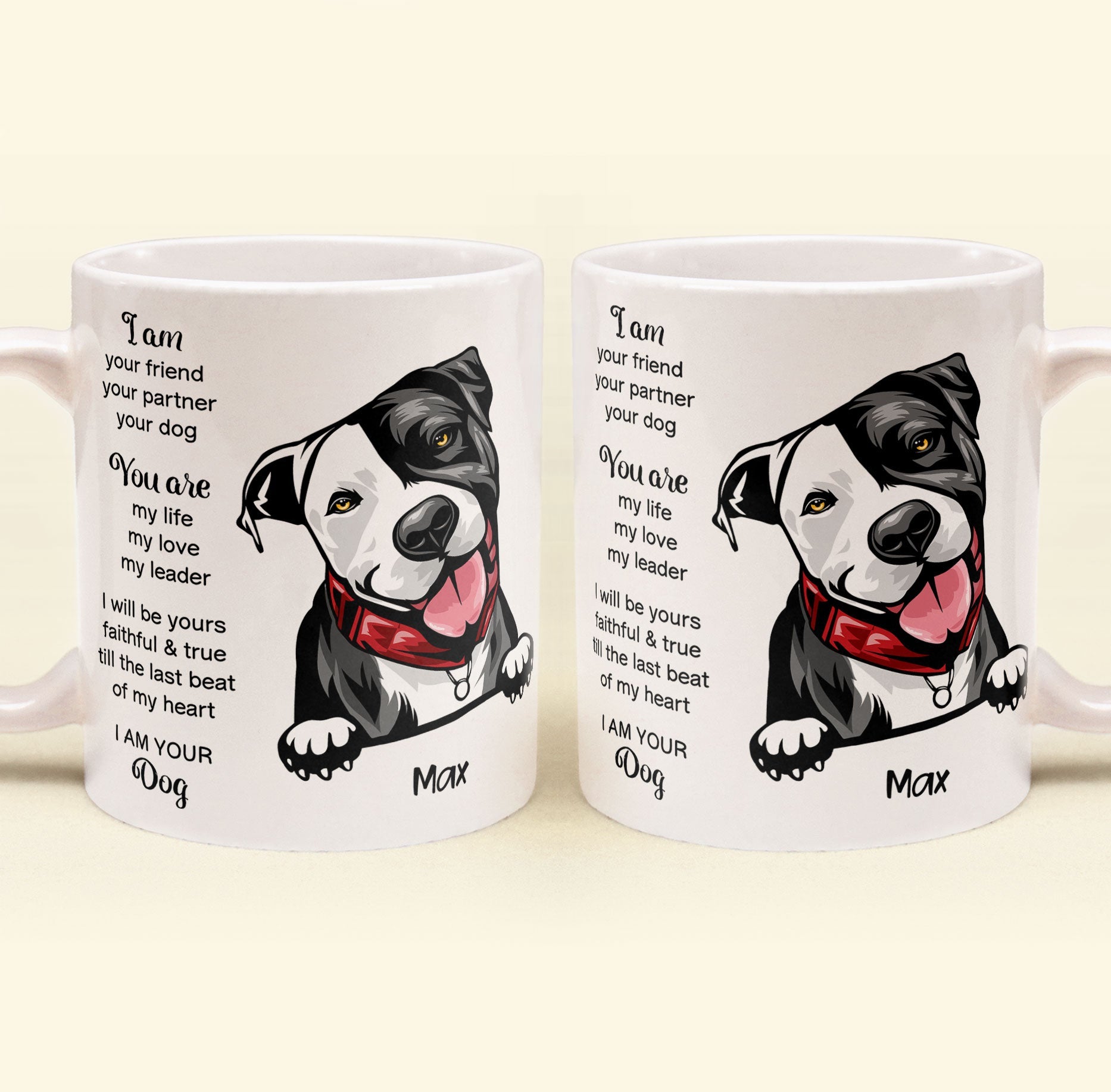 We Are Your Cats/Dogs - Personalized Mug