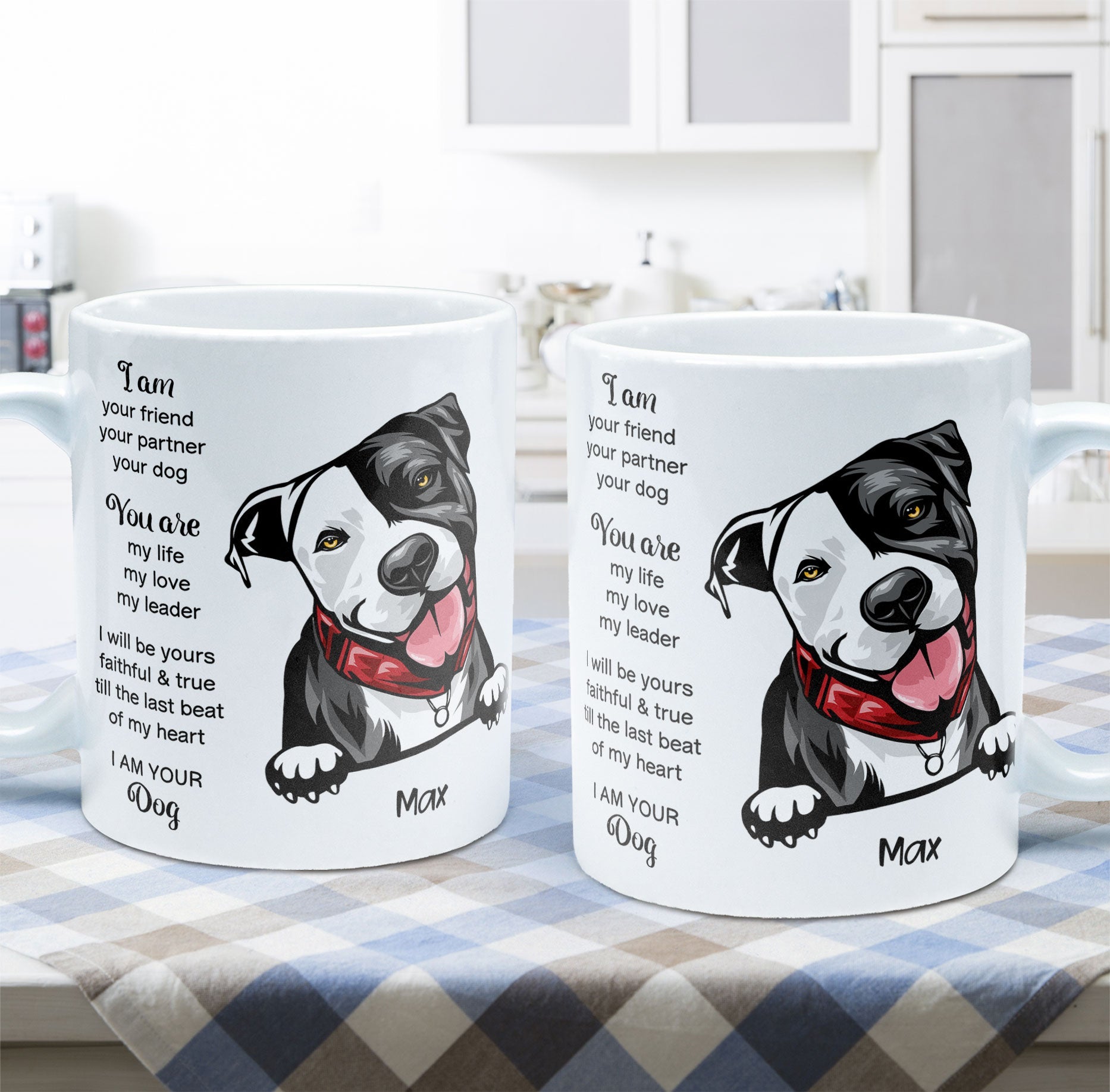 Personalized dog mug 5 dogs sale