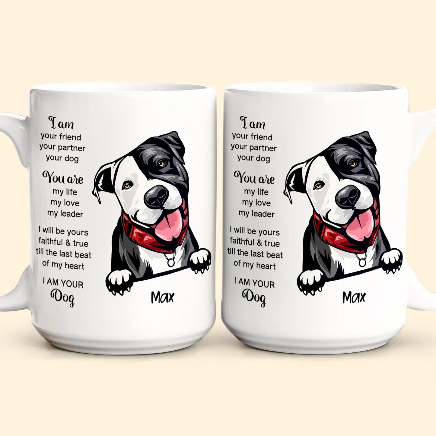 We Are Your Cats/Dogs - Personalized Mug