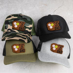 We Caught The Best Dad - Baseball, Softball Dad With Kids' Names - Personalized Cap