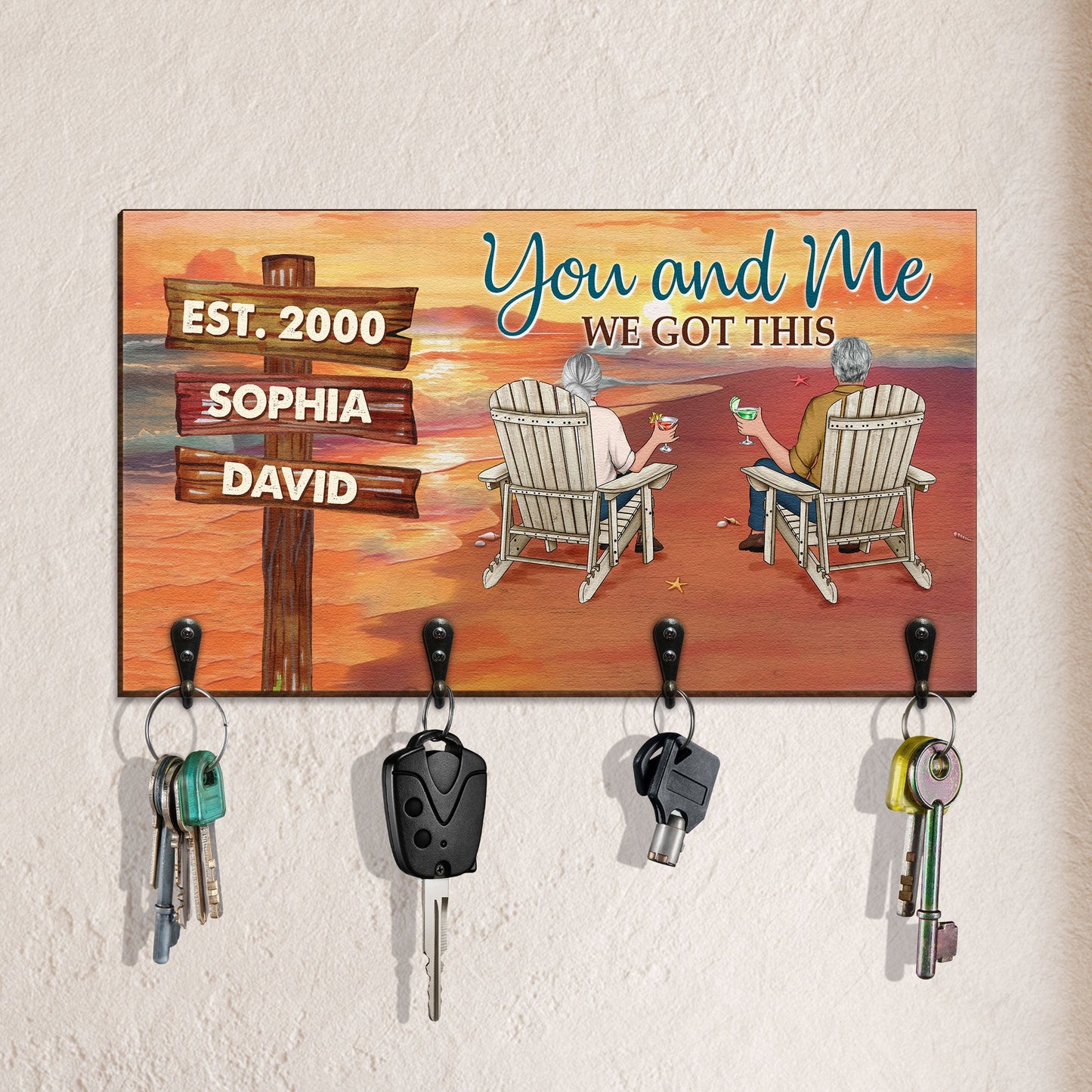 We Got This - Personalized Custom Key Holder