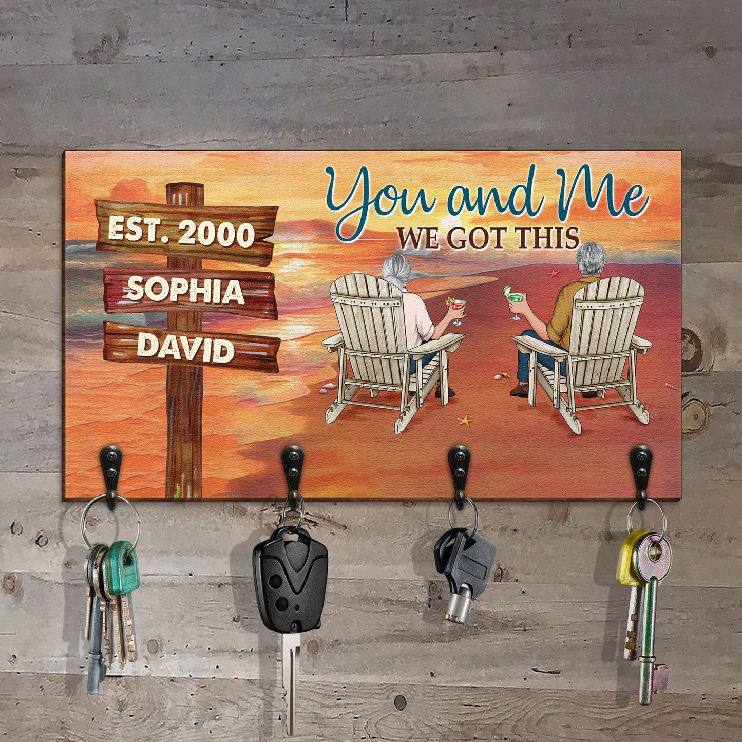 We Got This - Personalized Custom Key Holder