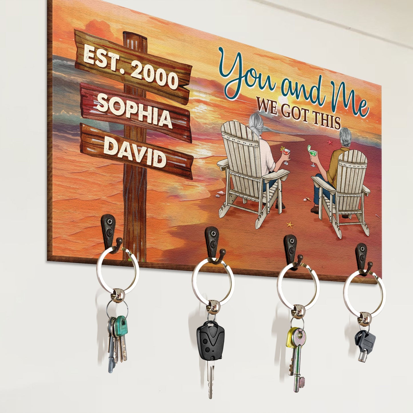 We Got This - Personalized Custom Key Holder