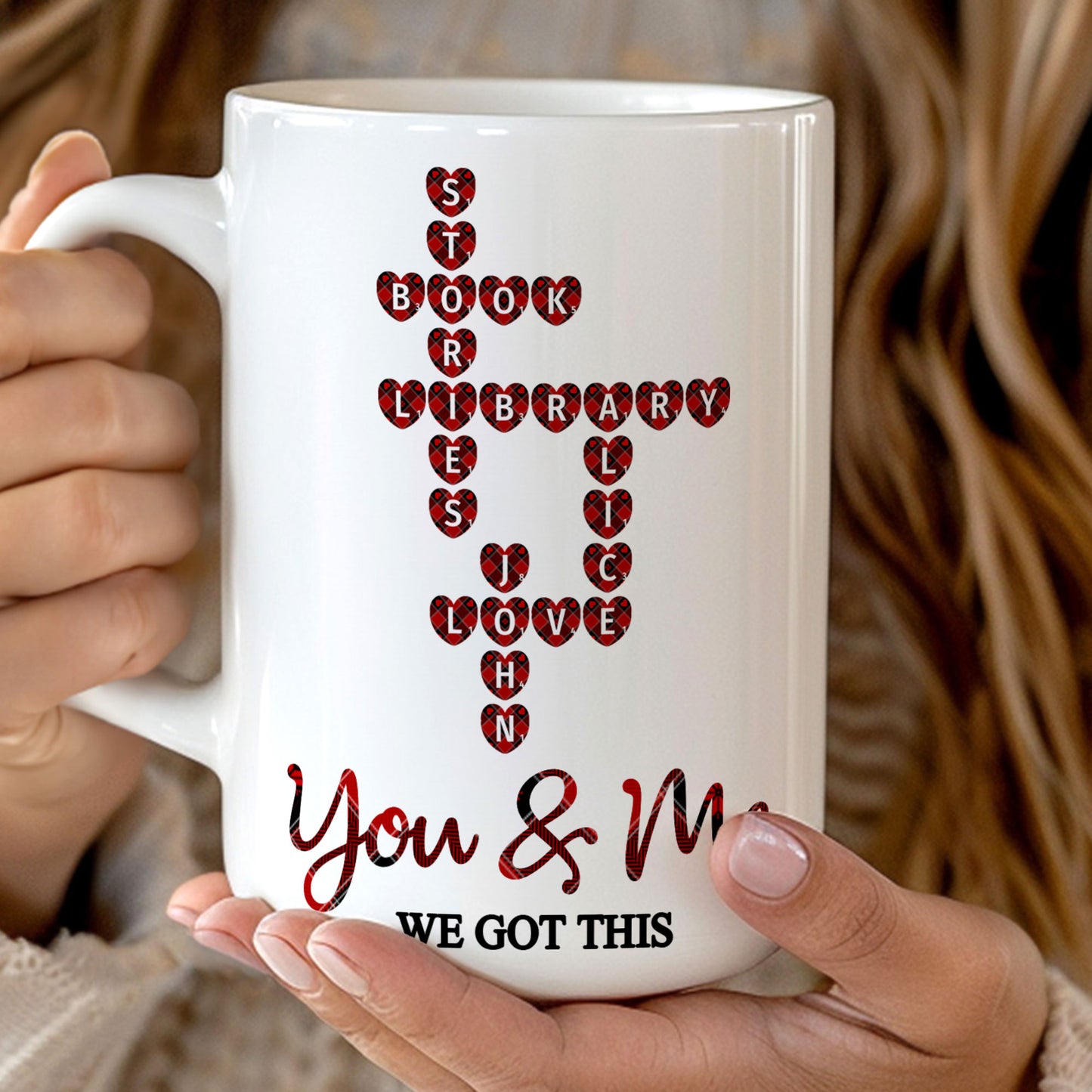 We Got This Scrabble Name Love - Personalized Mug