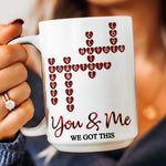 We Got This Scrabble Name Love - Personalized Mug