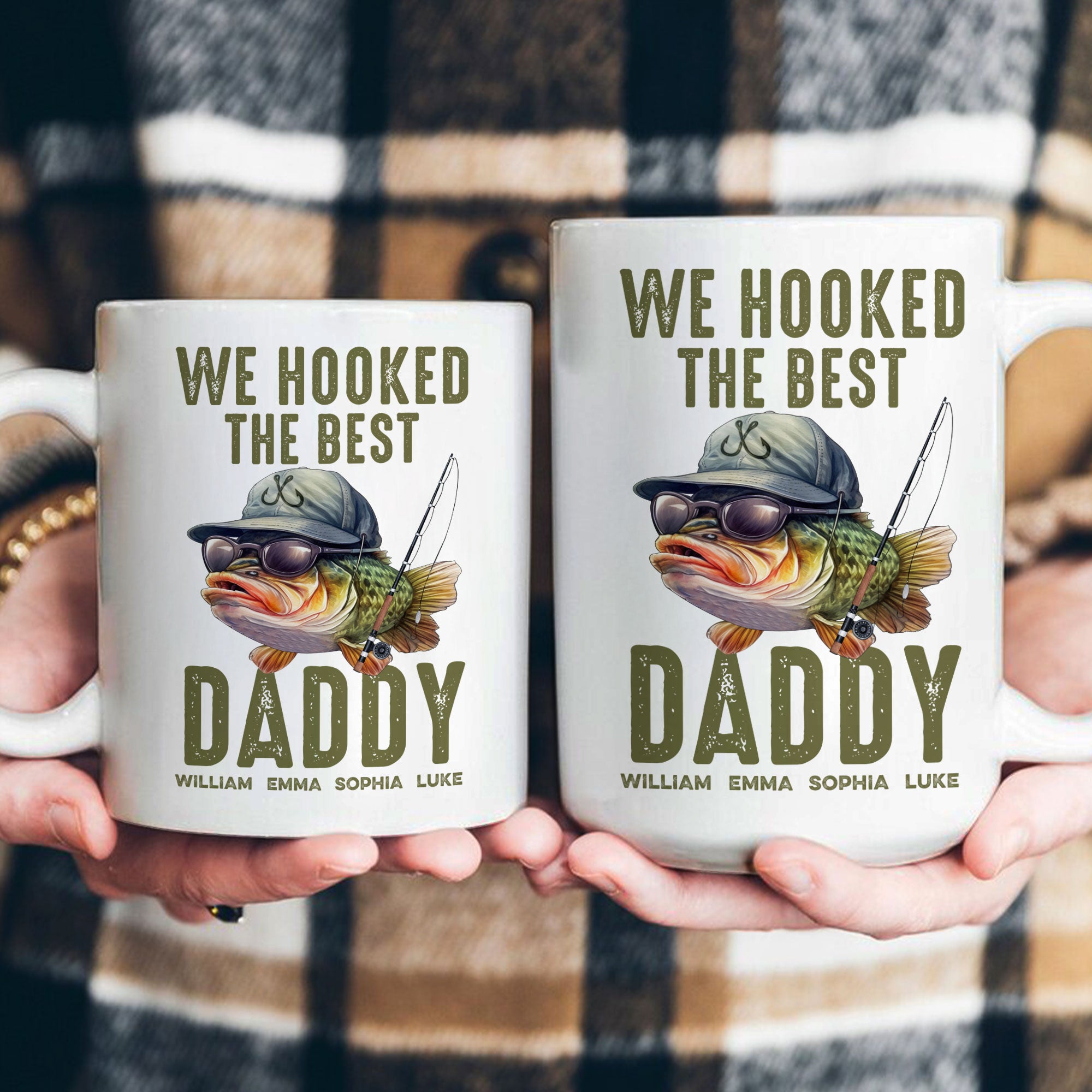 We Hooked The Best Dad, Grandpa - Custom Father's Day Gift Set