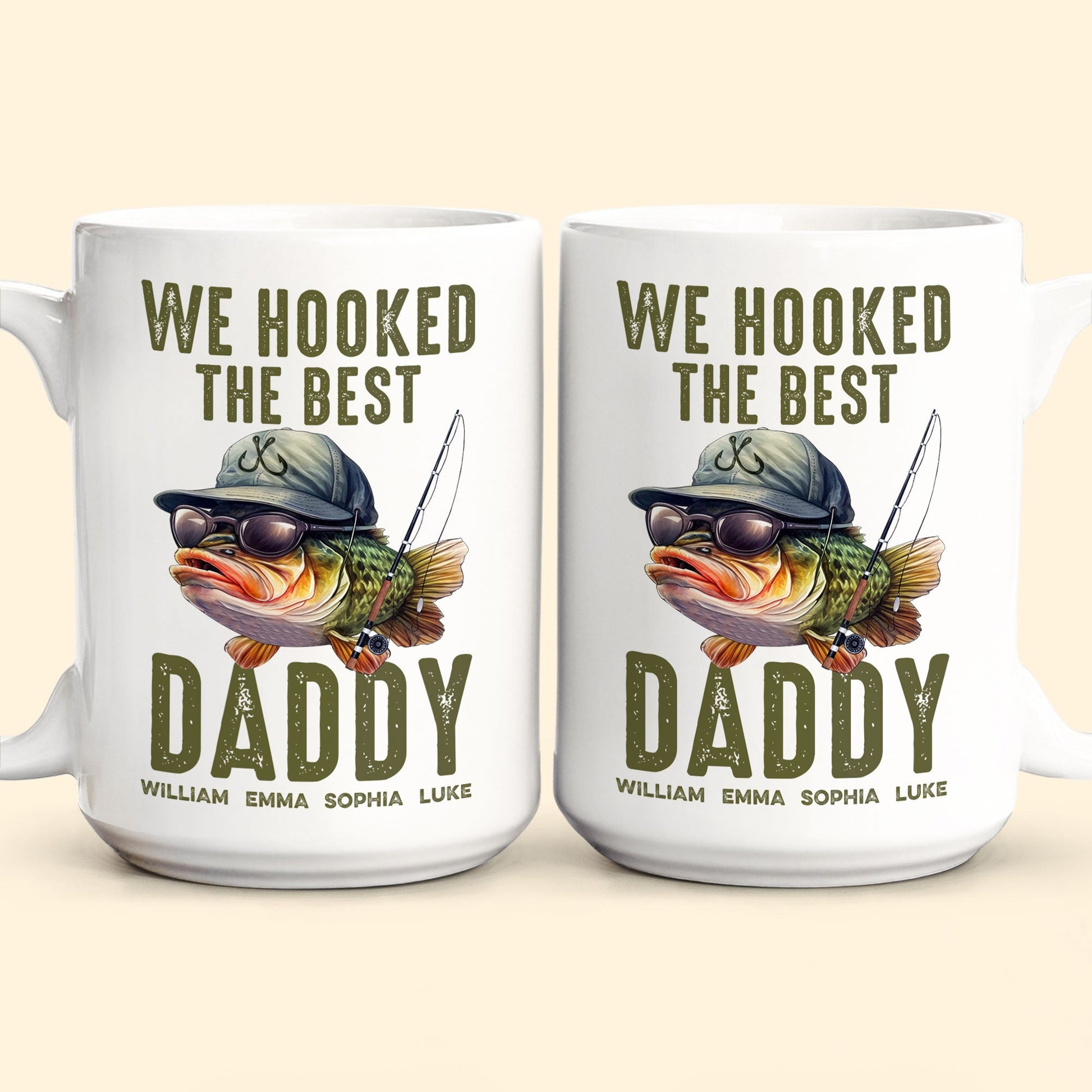 Best Great Grandpa Ever Fishing Rod Photo Mug