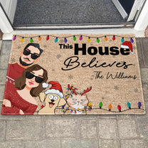 We Jolly Af In Here - Personalized Doormat