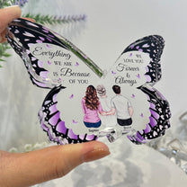 We Love You Forever & Always - Personalized Acrylic Plaque