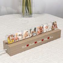 We Love You Grandma - Personalized Photo LED Night Light