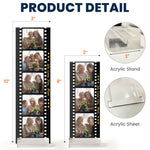 We Love You Mom - Custom Acrylic Photo Film Strip