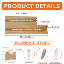 We Love You Mom Gift For Her - Persoanlized Photo LED Night Light