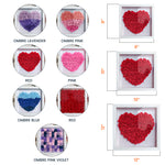 We Love You Mom - Personalized Flower Shadow Box With LED Light