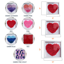 We Love You Mom - Personalized Flower Shadow Box With LED Light
