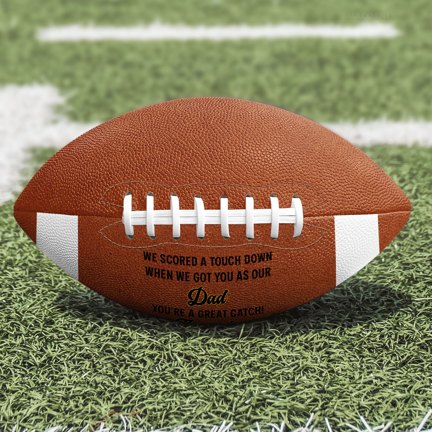 We Love You To The End Zone And Back - Personalized Football