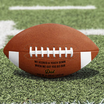 We Love You To The End Zone And Back - Personalized Football