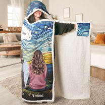 We Miss You I'm Always With You Memorial Blanket - Personalized Wearable Blanket