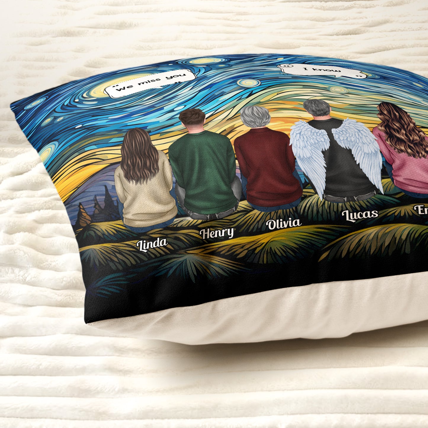 We Miss You I'm Always With You Memorial Gift - Personalized Pillow (Insert Included)