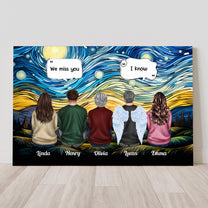 We Miss You I'm Always With You Memorial Gift - Personalized Poster/Canvas