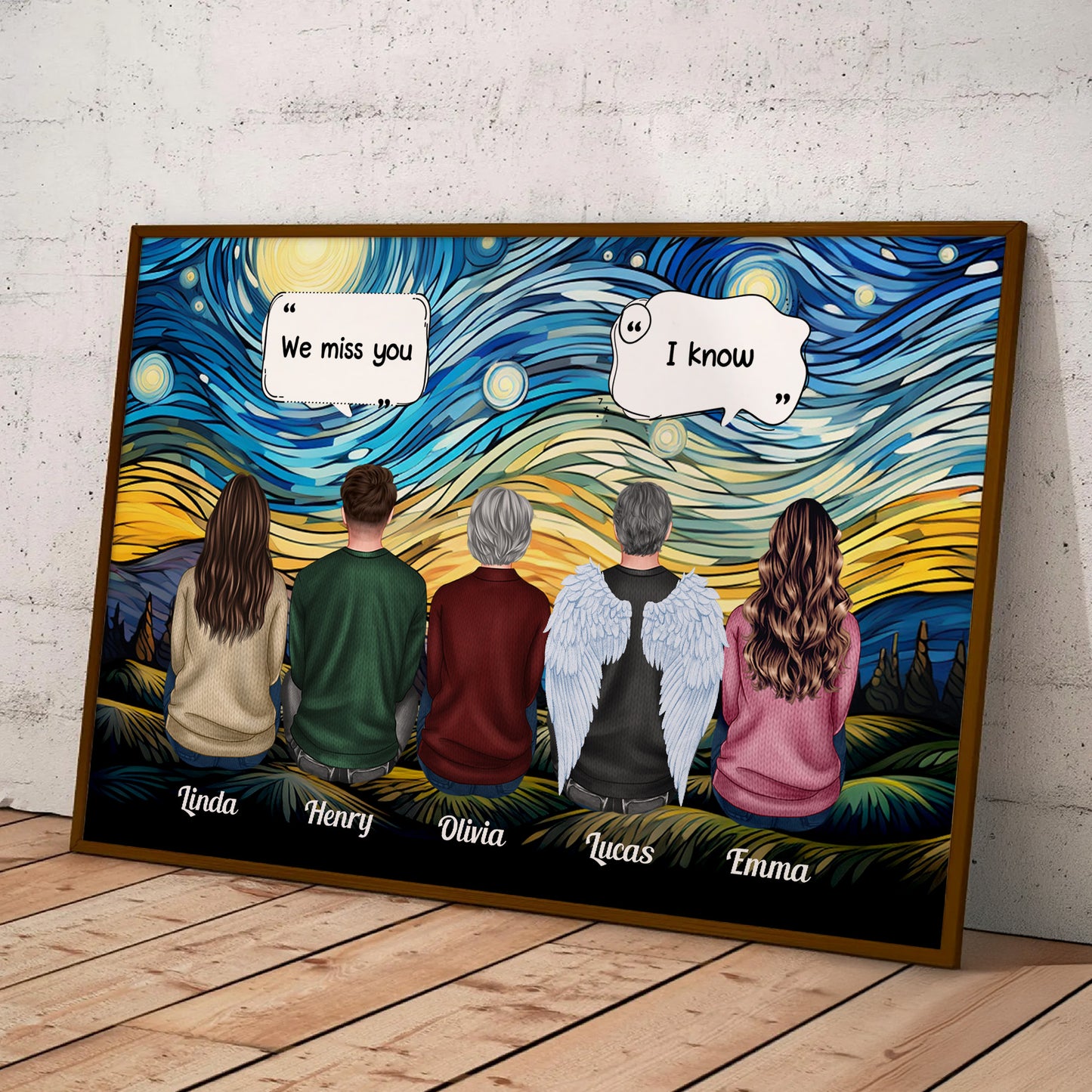 We Miss You I'm Always With You Memorial Gift - Personalized Poster/Canvas