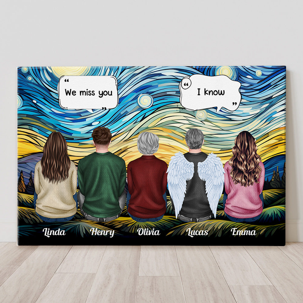We Miss You I'm Always With You Memorial Gift - Personalized Poster/Canvas