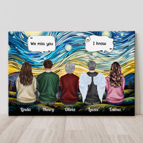 We Miss You I'm Always With You Memorial Gift - Personalized Poster/Canvas