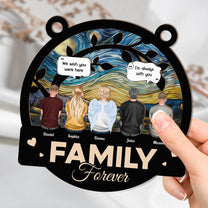 We Miss You I'm Always With You - Personalized Window Hanging Suncatcher Ornament