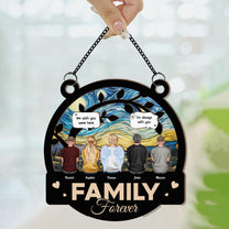 We Miss You I'm Always With You - Personalized Window Hanging Suncatcher Ornament