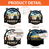 We Miss You I'm Always With You - Personalized Window Hanging Suncatcher Ornament