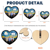 We Miss You I'm Always With You - Personalized Wooden Car Visor