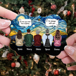 We Miss You More Than Anything I'm Always With You - Personalized Wooden Ornament