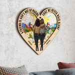 We Never Walk Alone - Personalized Wood And Acrylic Wall Art