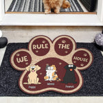 We Rule The House - Personalized Doormat