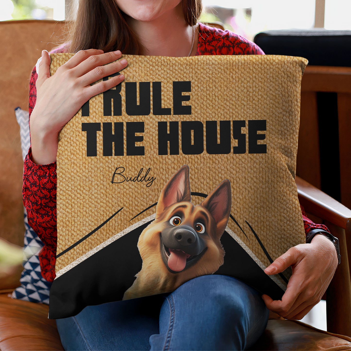 We Rule The House - Personalized Pillow (Insert Included)