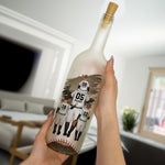 We Scored A Home Run Baseball Dad Dad Gift - Personalized Bottle Lamp