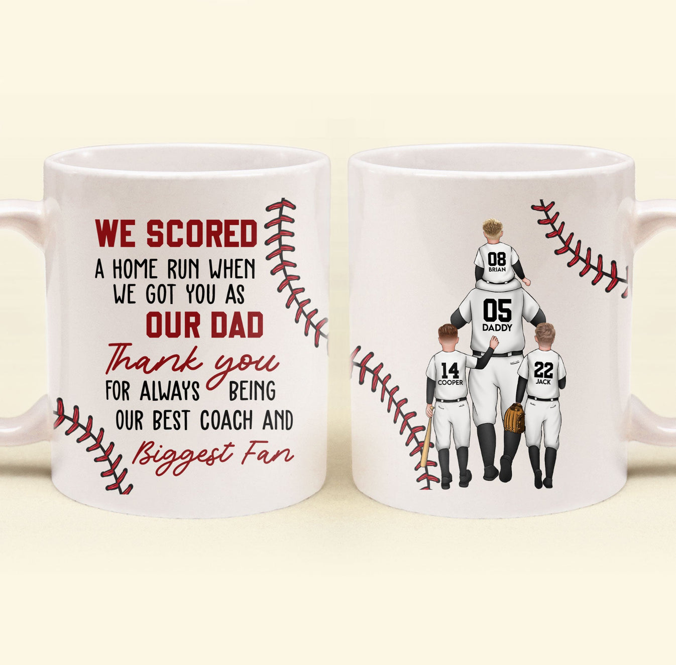 We Scored A Home Run - Personalized Mug – Macorner