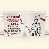 We Scored A Home Run - Personalized Mug
