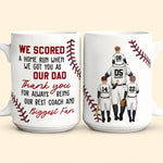We Scored A Home Run - Personalized Mug