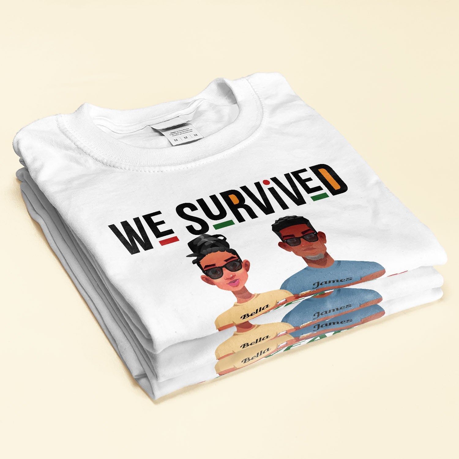 We Survived Years Of Marriage - Personalized Shirt