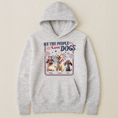 We The People Love Dogs - Personalized Shirt