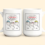 We Used To Live In Your Balls Father's Day Gift - Personalized Mug