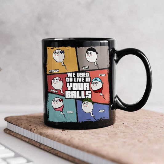 We Used To Live In Your Balls - Personalized Mug