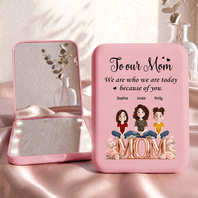 We Are Who We Are Today As A Reflection Of You - Personalized Mirror