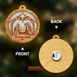 We-Believe-Nativity,-Christian-Gifts-For-Family-3D-Layers-Light-Up-Personalized-Ornament-5