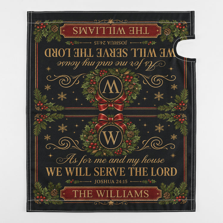 We'Ll-Serve-The-Lord-Christmas-Decor-Personalized-Mailbox-Cover-3