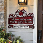 We'Ll-Serve-The-Lord-Personalized-Metal-Sign-2