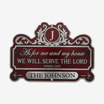 We'Ll-Serve-The-Lord-Personalized-Metal-Sign-3