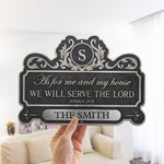 We'Ll-Serve-The-Lord-Personalized-Metal-Sign-4